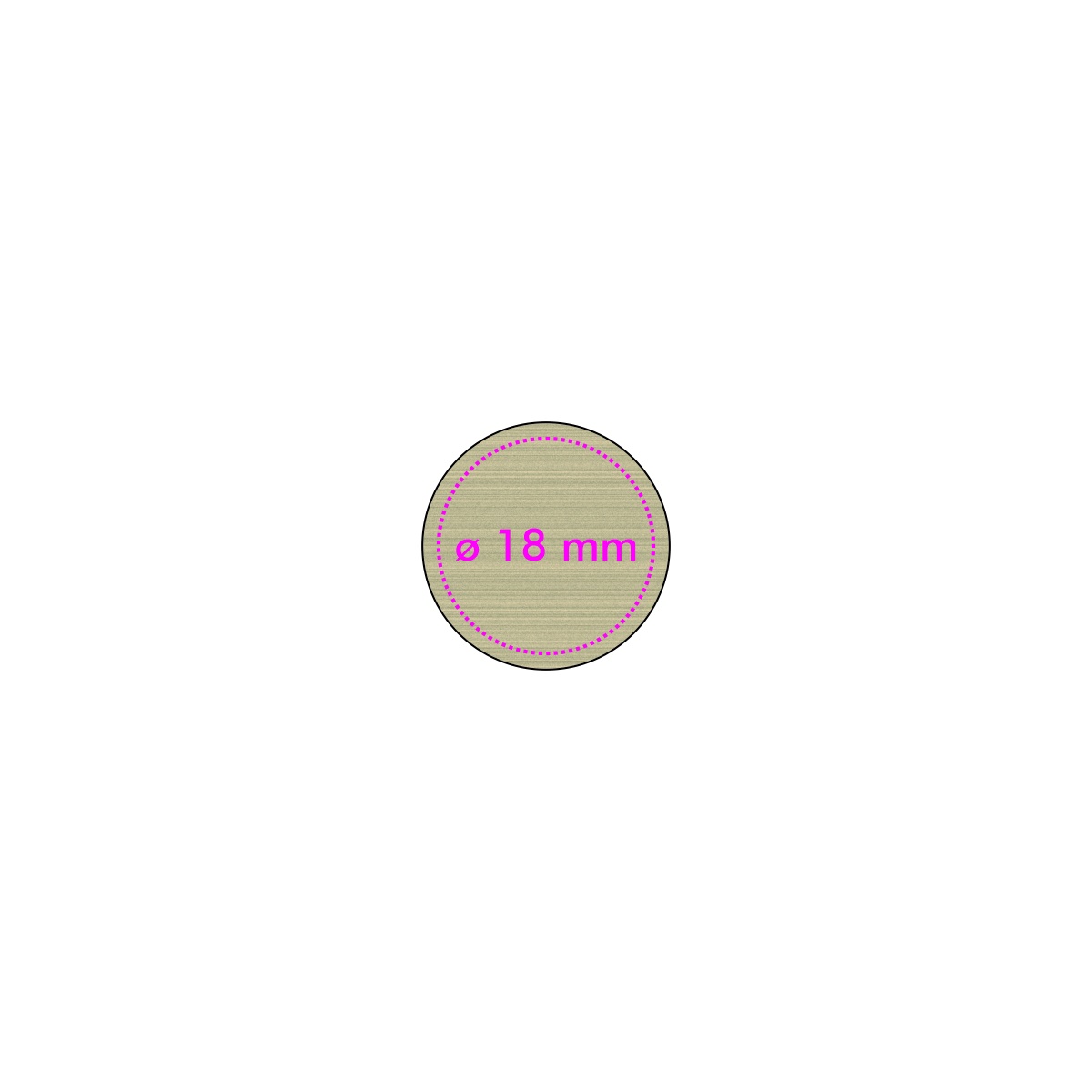 Chip Vorderseite (ø 1,8 cm)