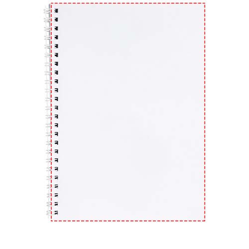 Rückseite der Blätter (Hochformat, Rücken rechts) (14,8 x 21 cm)