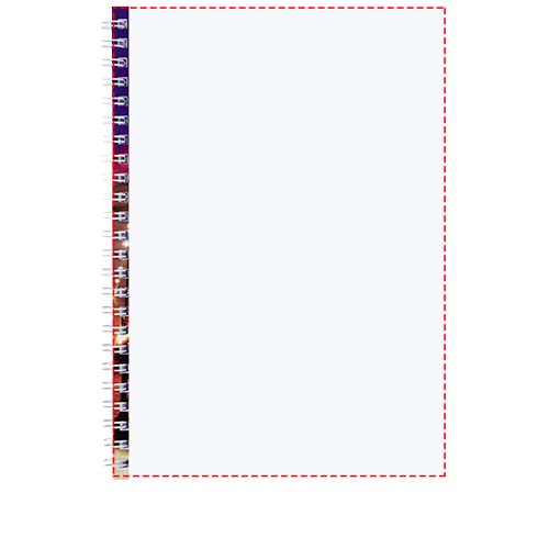 Vorderseite (Hochformat mit Ringbindung oben) (14,8 x 21 cm)