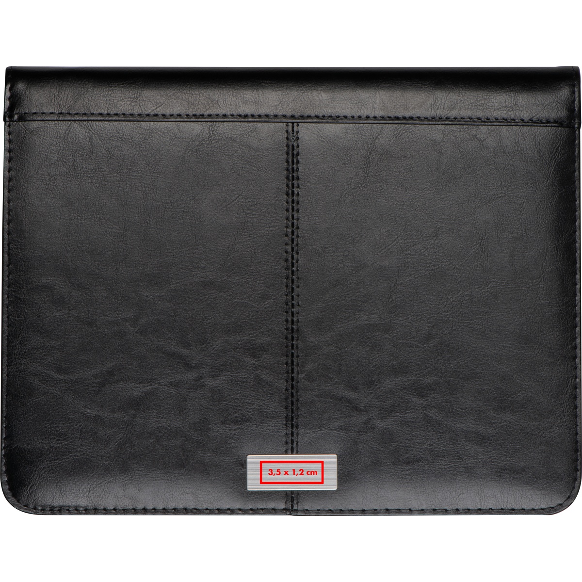 Auf dem Metallplättchen (3,5 x 1,2 cm)