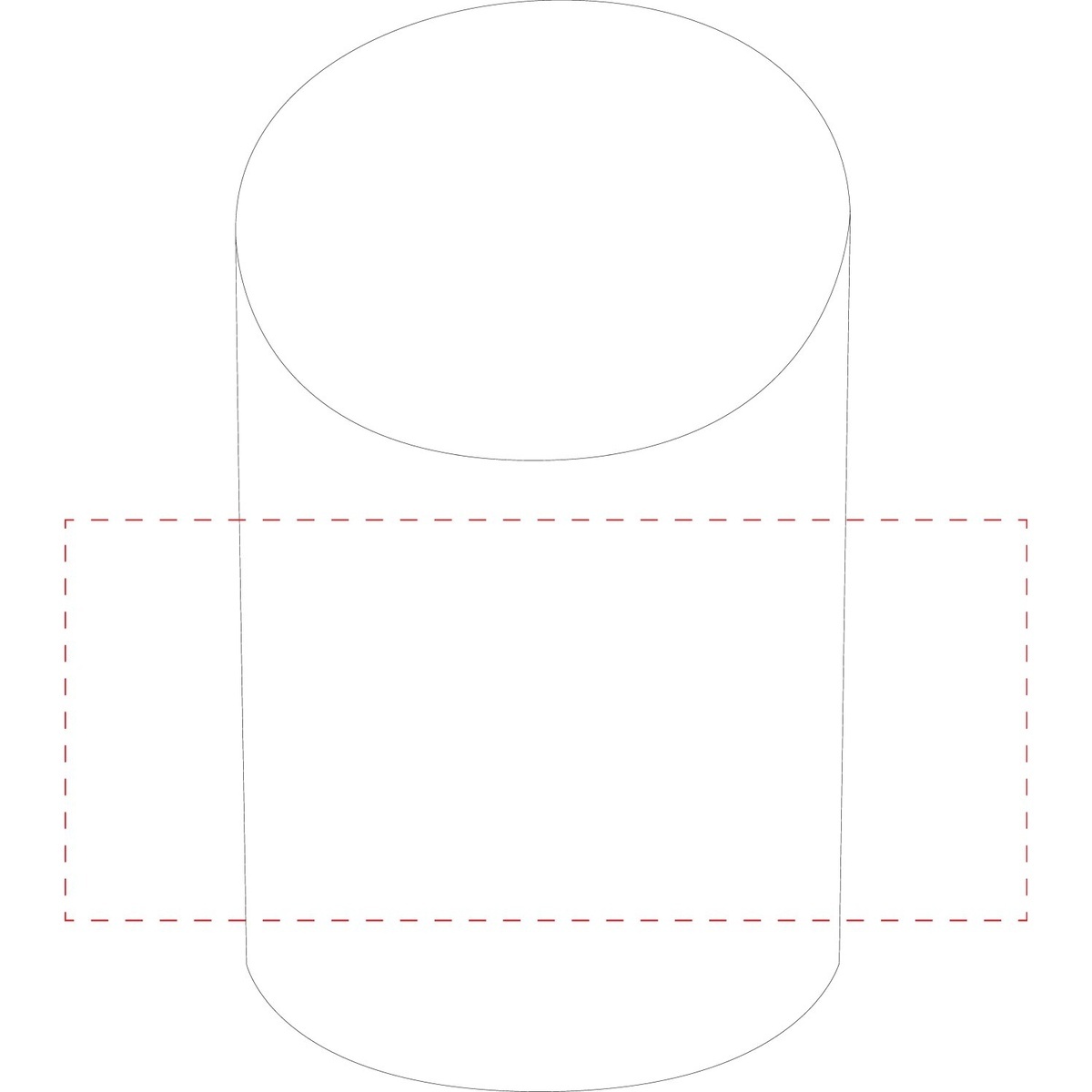 180° bedruckbar (100 x 240 mm)