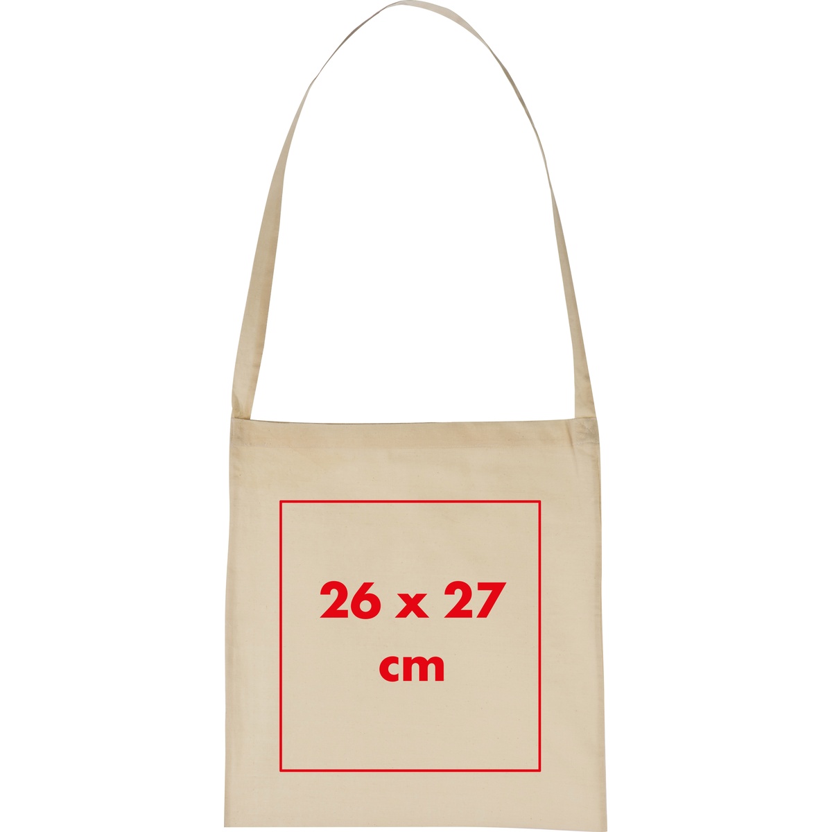 Auf die Tasche/Beutel (26 x 27 cm)
