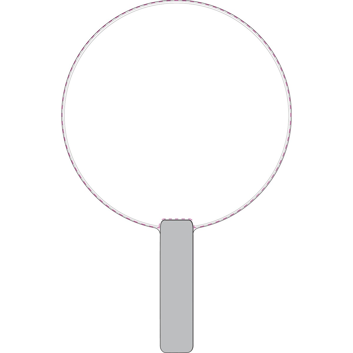 mittig allover (Ø 243 mm)