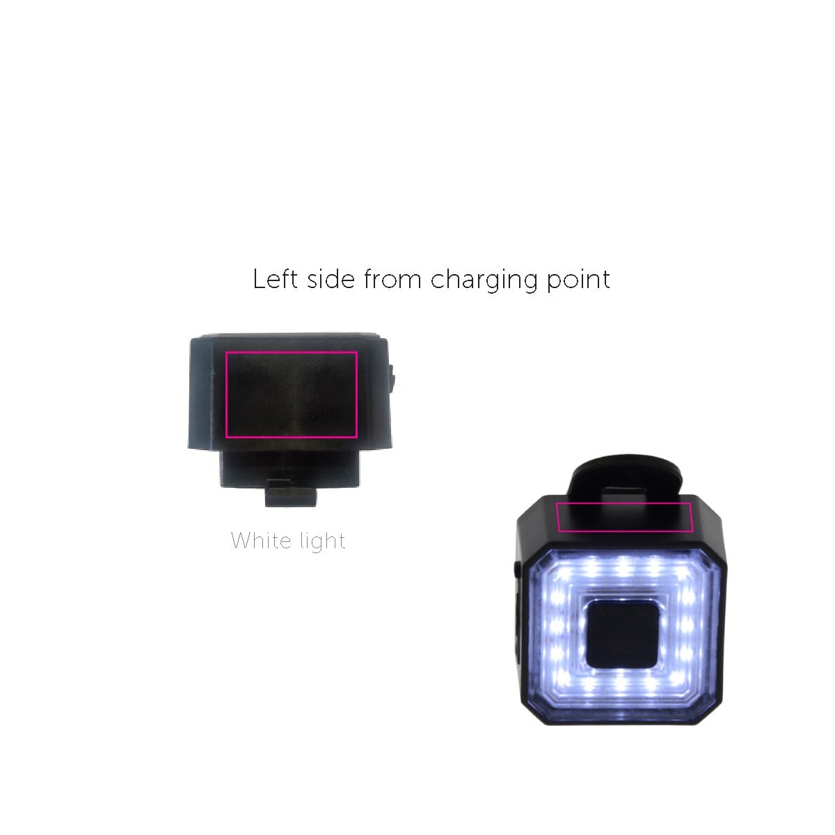 Weißes licht links (13 x 20 mm)