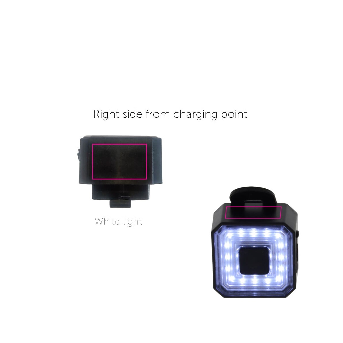 Weißes licht rechts (13 x 20 mm)