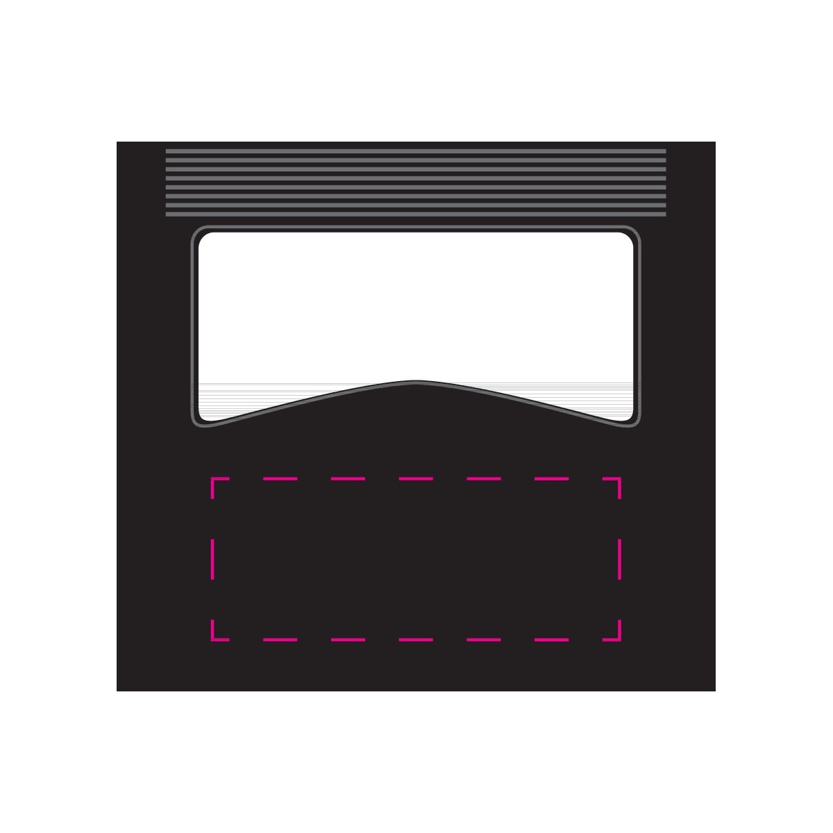 Stirnseitig links (20 x 50 mm)