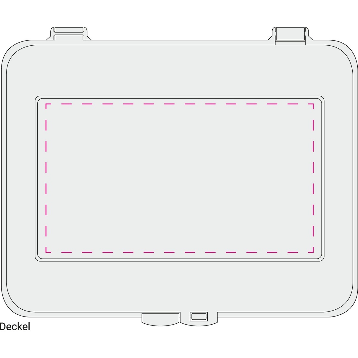 auf Deckel (60 x 108 mm)