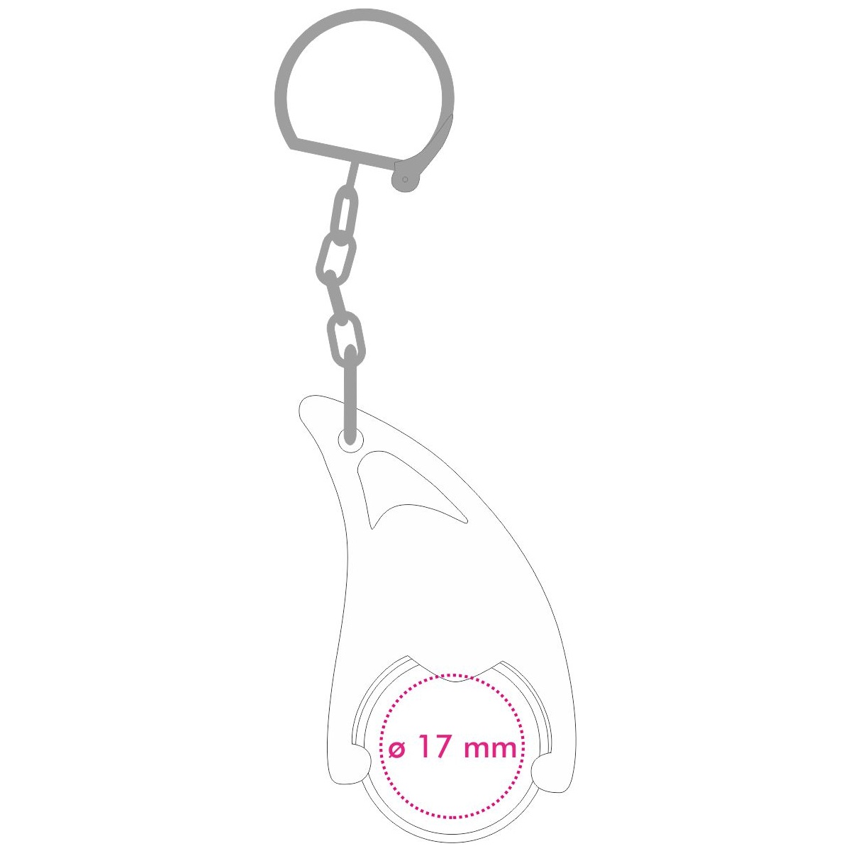 Chip Vorderseite (ø 1,7 cm)