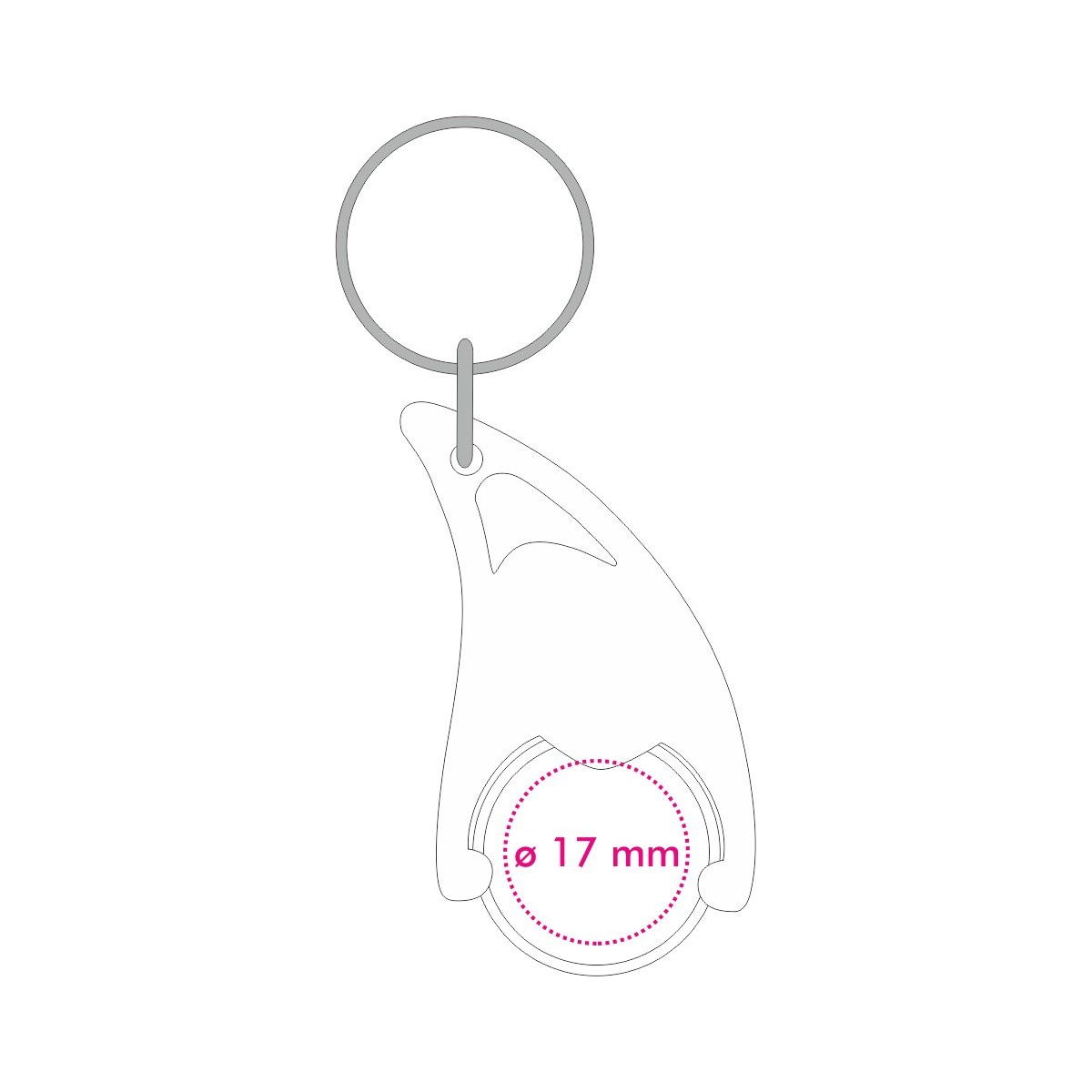 Chip Vorderseite (ø 1,7 cm)