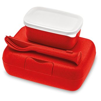 CANDY READY Lunchbox-Set mit Besteck-Set