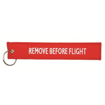 Hangtag "Remove before flight"