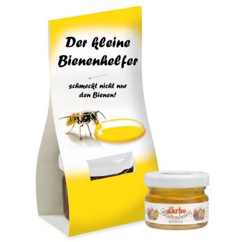 Honig im Glas in Überreichverpackung