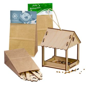 Vogelhäuschen, Lasergravur