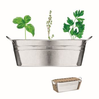 MIX SEEDS Zink-Pflanzkübel