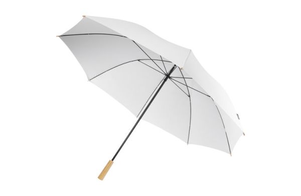 Romee 30'' windbeständiger Golfschirm aus recyceltem PET - weiss 