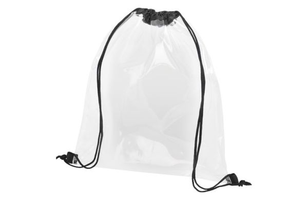 Lancaster Premium Sportbeutel 5L - schwarz, transparent klar 