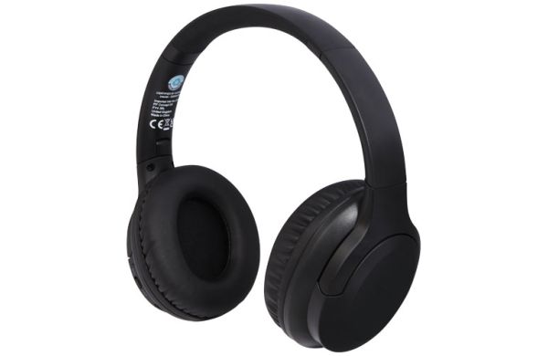 Loop Bluetooth®-Kopfhörer aus recyceltem Kunststoff - schwarz 