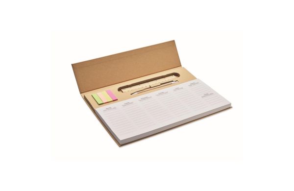 125-seitiger Wochenplaner - beige