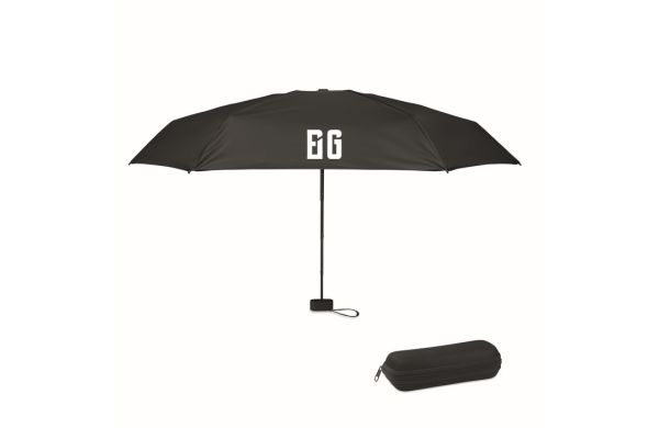 PORTLAND 19" Regenschirm im Etui, schwarz