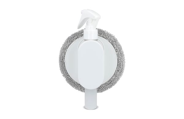 2-in-1-Spray und Reinigungstuch, weiss