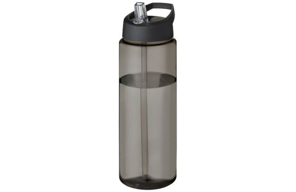 H2O Active® Eco Vibe 850 ml Sportflasche mit Ausgussdeckel - kohle, schwarz 