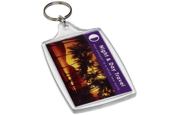 Orca großer L4 Schlüsselanhänger - transparent klar 