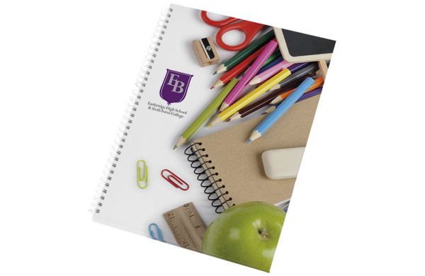 Wiro A4 Notizblock mit Hardcover und Spiralbindung - weiss 