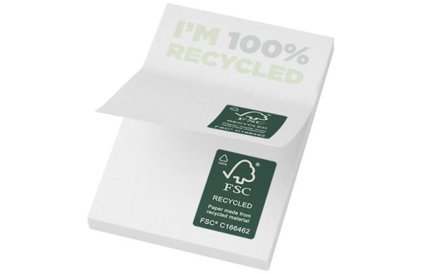 Sticky-Mate® recycelte Haftnotizen 50 x 75 mm - weiss 
