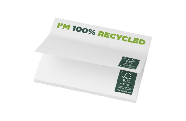 Sticky-Mate® recycelte Haftnotizen 100 x 75 mm - weiss 