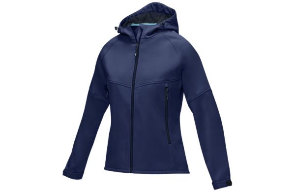 Coltan Softshelljacke aus recyceltem Material für Damen - navy XS