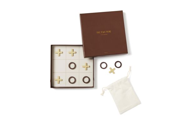 VINGA ‚Drei in einer Reihe‘ – Coffee Table Game/off white