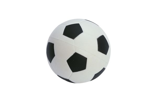 Anti Stress Knautschball Fußball - weiß