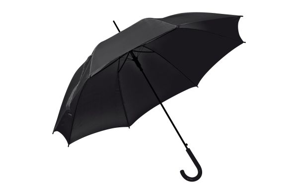 Automatikschirm aus Polyester - schwarz