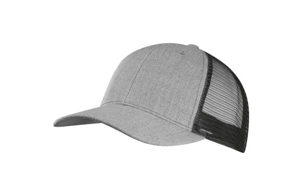 Baseballcap mit Netz - schwarz