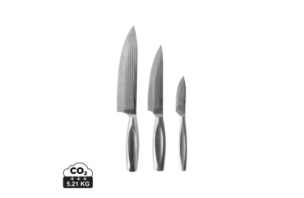BOSKA Küchenmesser Monaco+, 3er-Set, Stahl