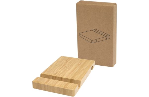 Bubup Bambus 2-winklige Tablet- und Smartphonehalterung, holz