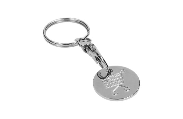 Chip-Schlüsselanhänger "Elegance", silber