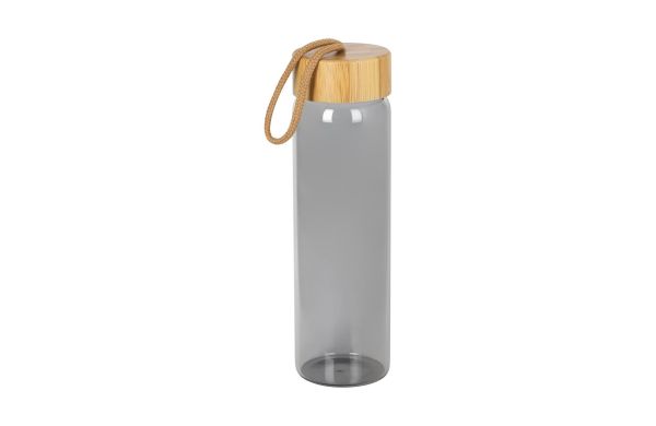 Glasflasche "Bamboo", 0,65 l, colour, grau