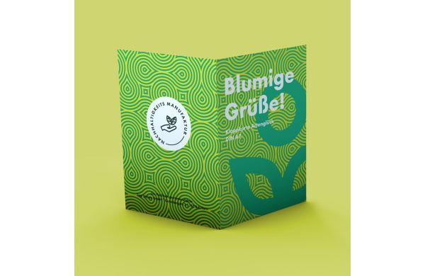 Klappkarte Artenglück 1 m² DIN A7