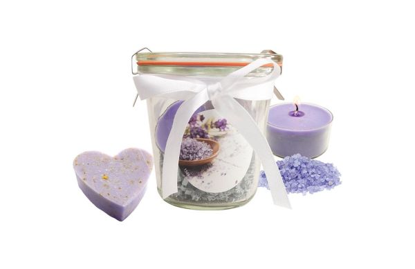Lavendel Wellness-Glas