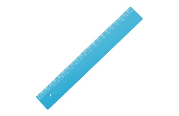 Lineal 20 cm_ blau