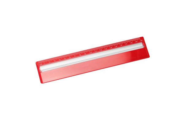 Lineal mit Zeilenlupe_ rot