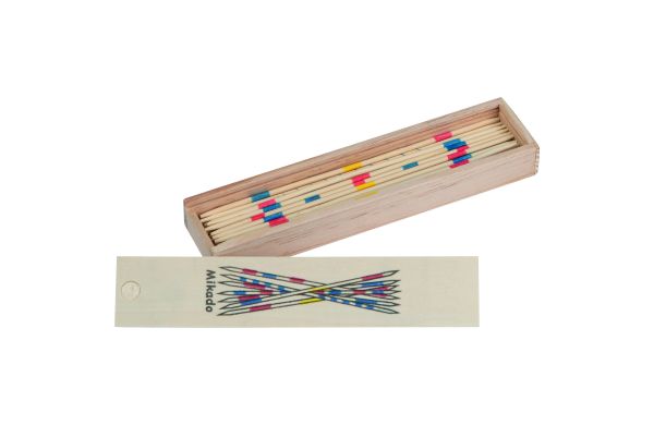 Mikado Spiel aus Holz - beige