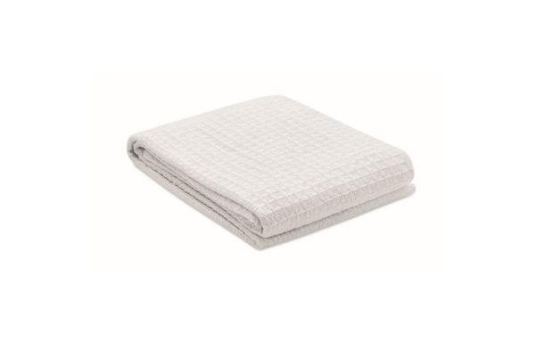 GUSTO Baumwoll-Decke 350 g/m² - weiß