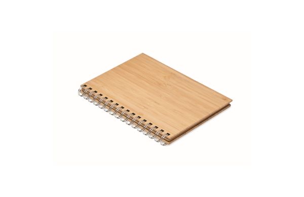 BRAM DIN A5 Ringbuch Bambus - holzfarben