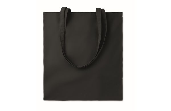 COTTONEL COLOUR ++ Baumwoll-Einkaufstasche 180gr - schwarz