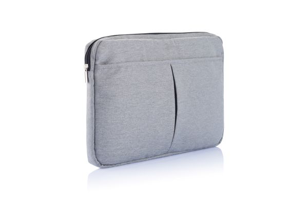 15” Laptophülle, PVC-frei/grau