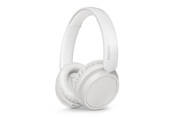 Philips Bluetooth Over-Ear-Kopfhörer mit 65 Stunden Spielzeit, weiss