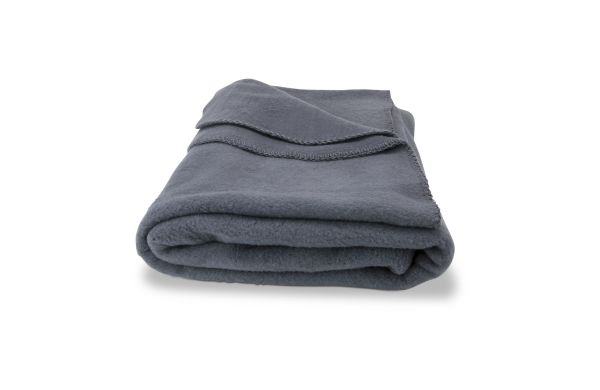 Polar-Fleecedecke Conscious - 120 x 150 cm, 250 g/m², anthrazit