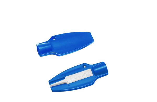 Reifenprofiltiefenmesser mit Ventilkappendreher_ blau_ weiss